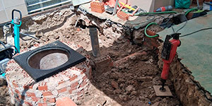 Trabajos de fontanería y saneamientos en Madrid.